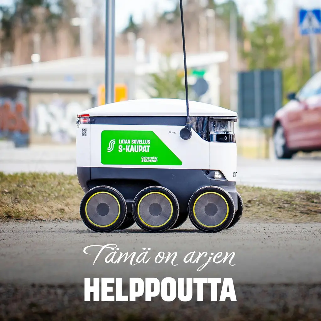 Kuljetusrobotti matkalla