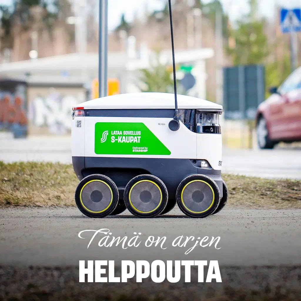 Kuljetusrobotti matkalla