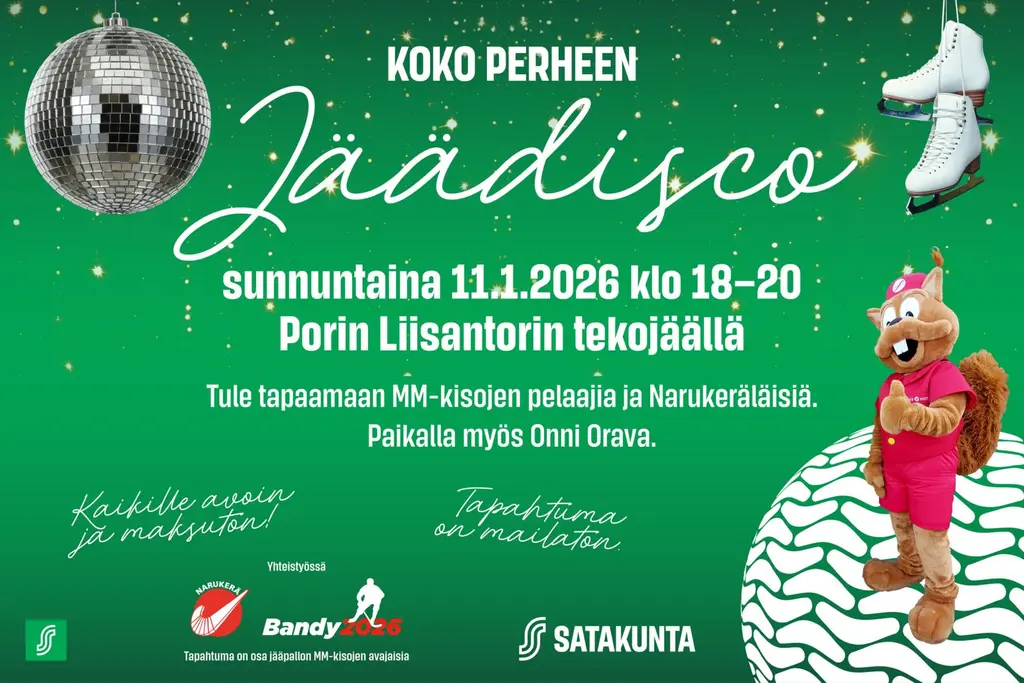 Koko perheen jäädisco