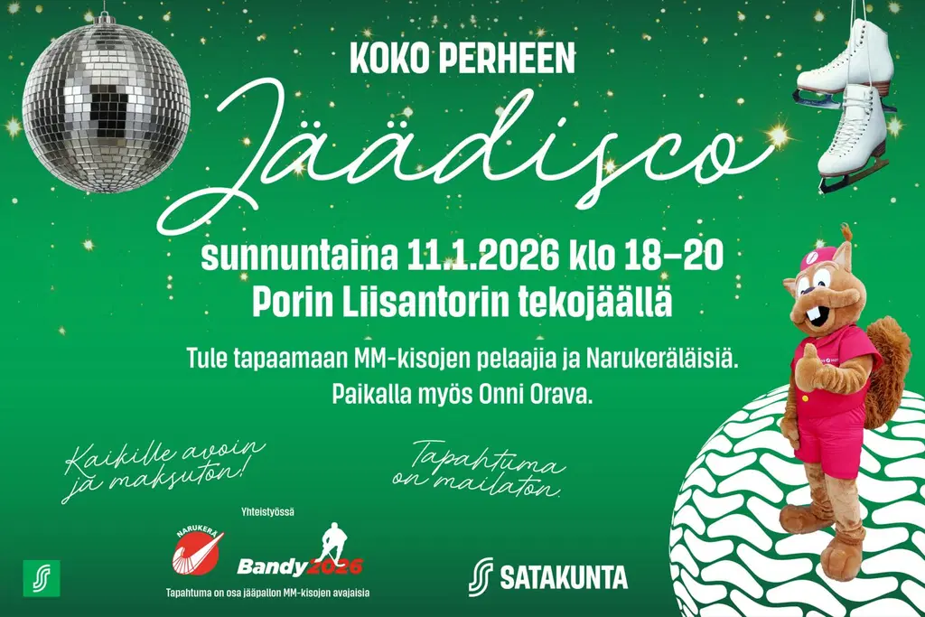 Koko perheen jäädisco