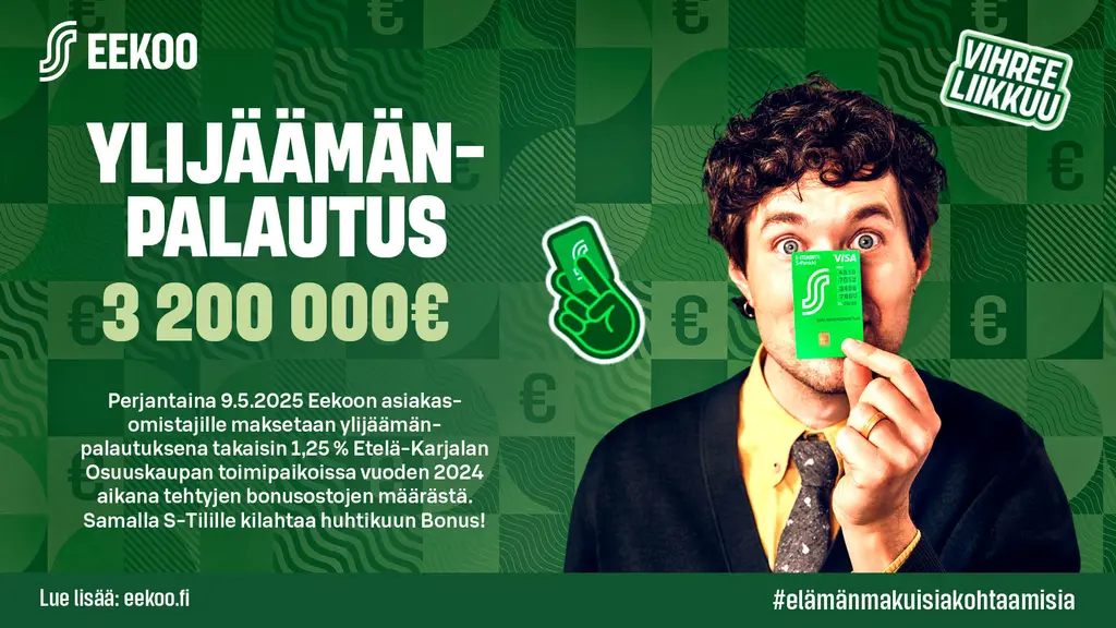 Ylijäämänpalautus 2025