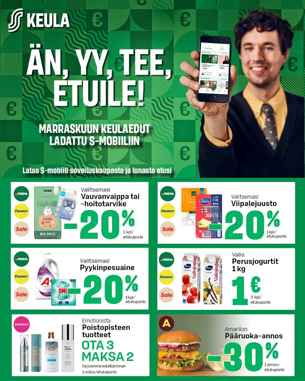 Marraskuun S-mobiilietujen kuvat