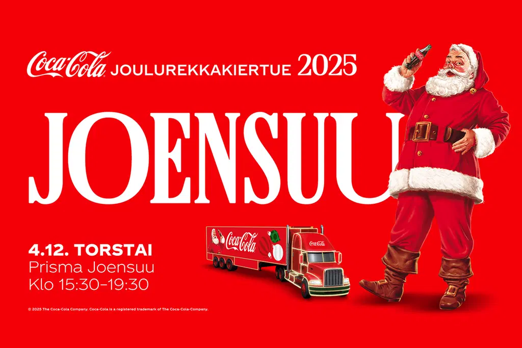 Coca Cola rekka Prisma Joensuussa 4.12.2025