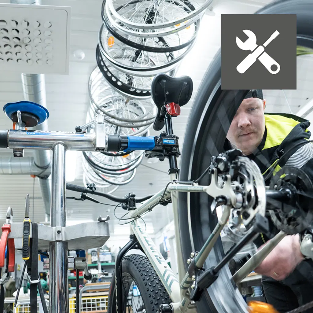 Prima jelppi pyörähuoltaja