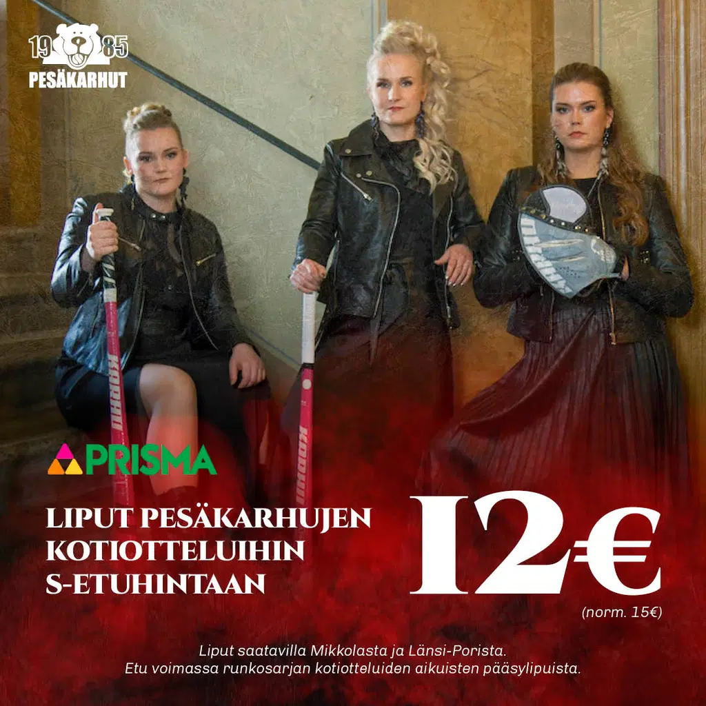 Pesäkarhujen kotiotteluihin liput S-Etukortilla edullisemmin!
