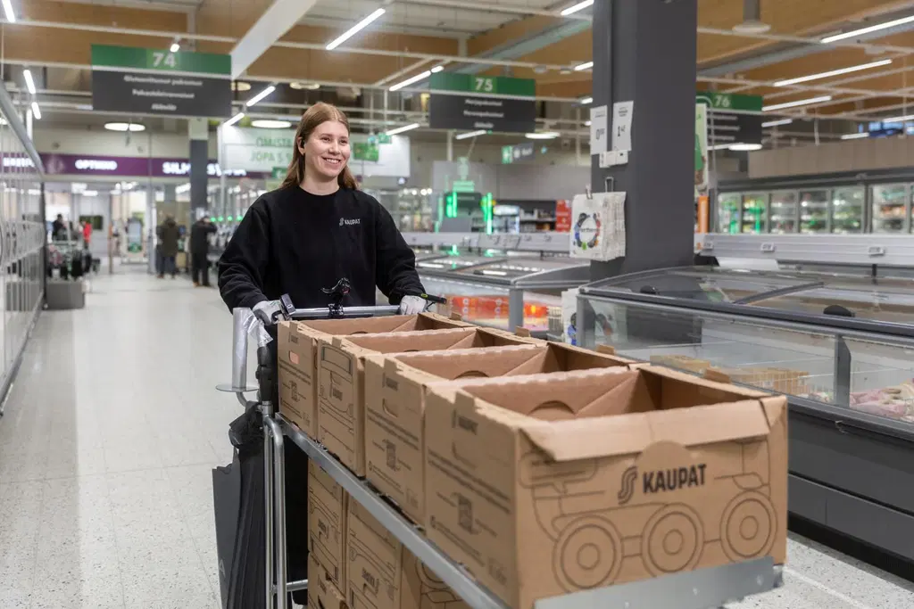 Prisma Seppälä, ruoan verkkokaupan keräily