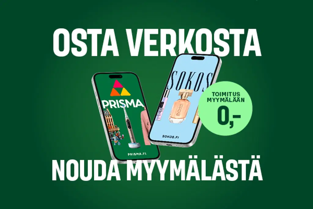 Osta ja nouda myymälästä 0€ toimituskuluilla!