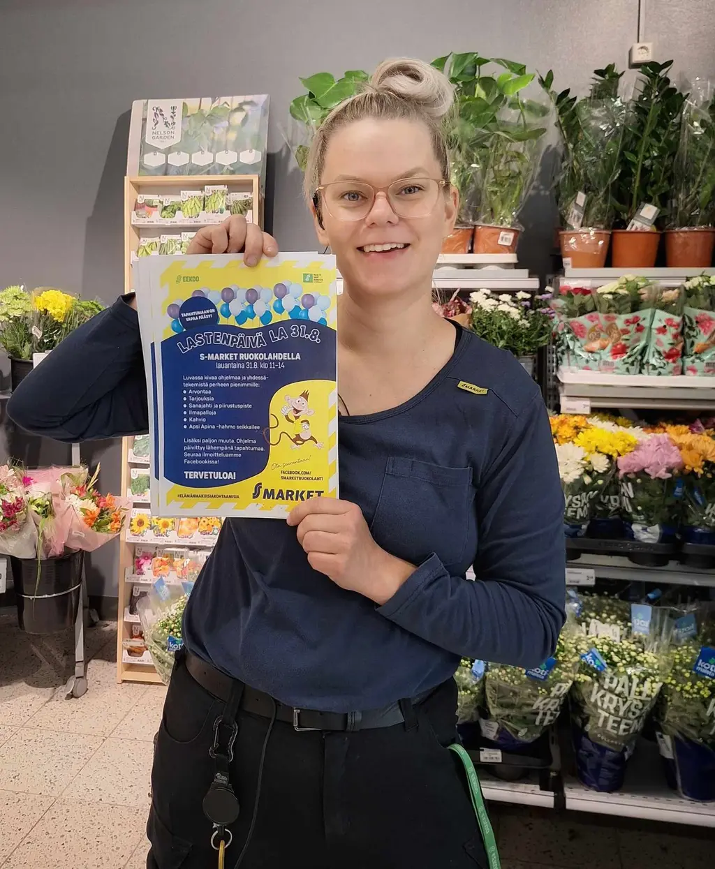Lastenlauantai S-market Ruokolahdella 23.8.2024