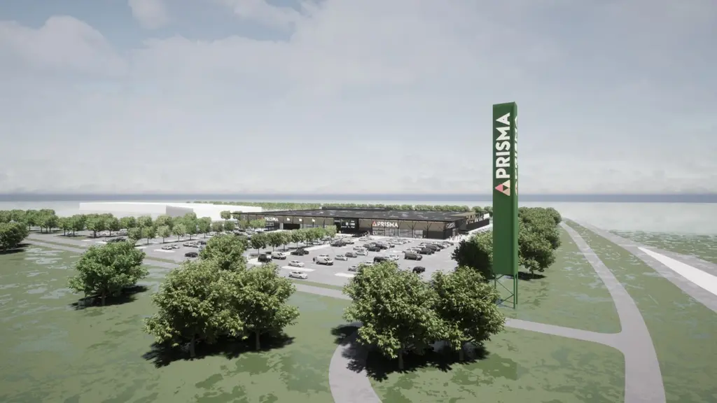 Prismakeskus Mettalanmäki havainnekuva + parkkipaikka