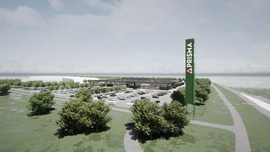 Prismakeskus Mettalanmäki havainnekuva + parkkipaikka
