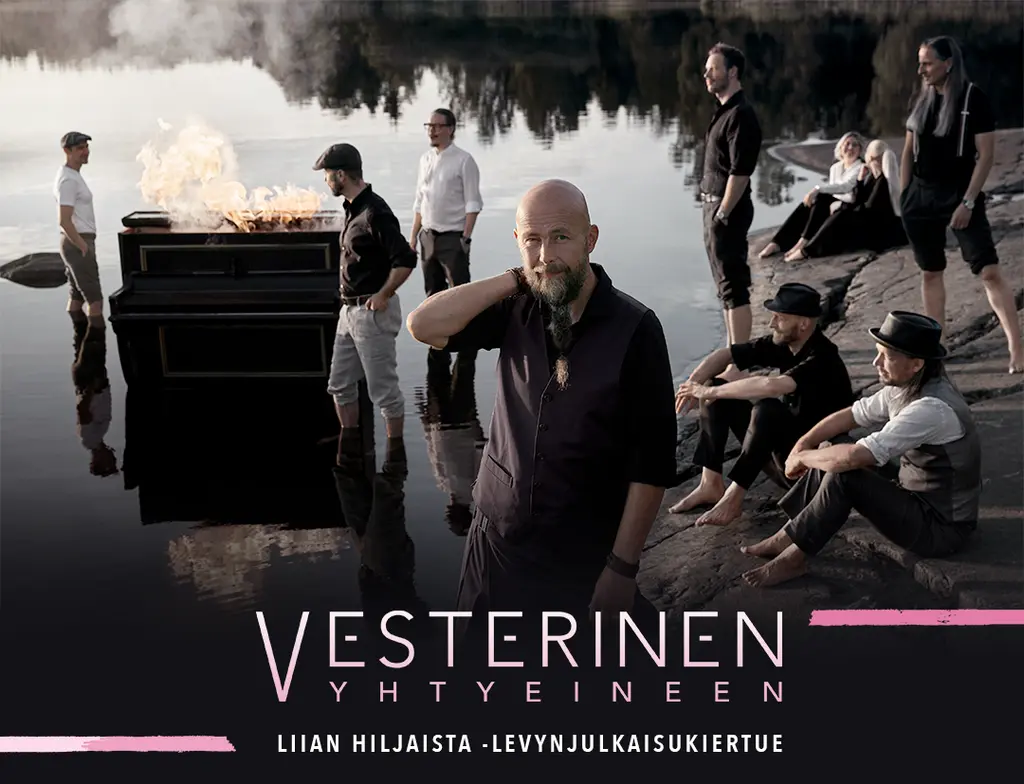 Vesterinen Yhtyeineen -bändin promokuva.