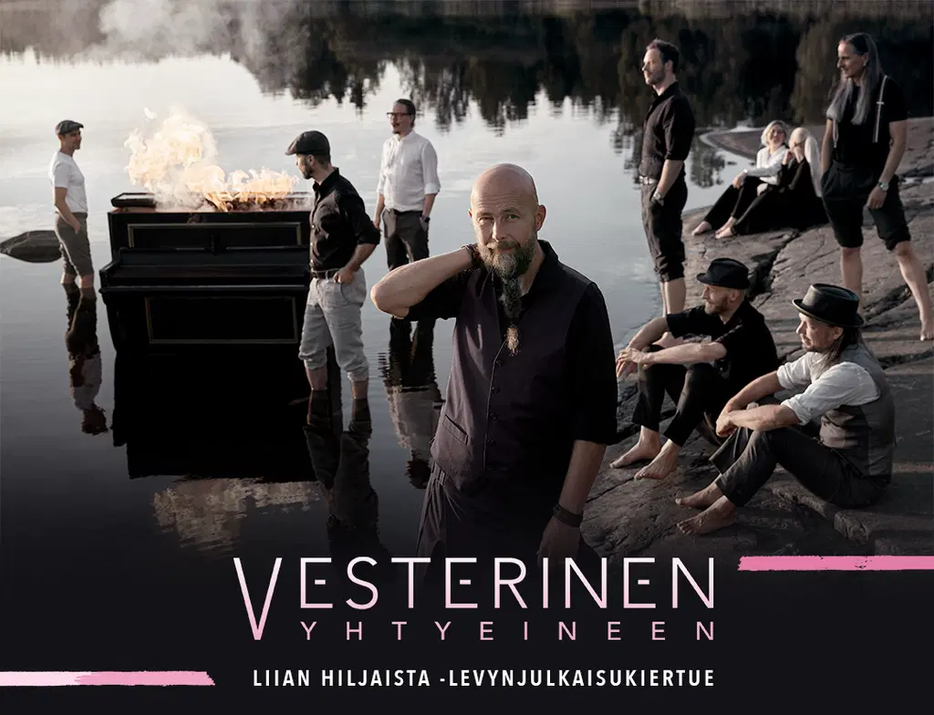 Vesterinen Yhtyeineen -bändin promokuva.