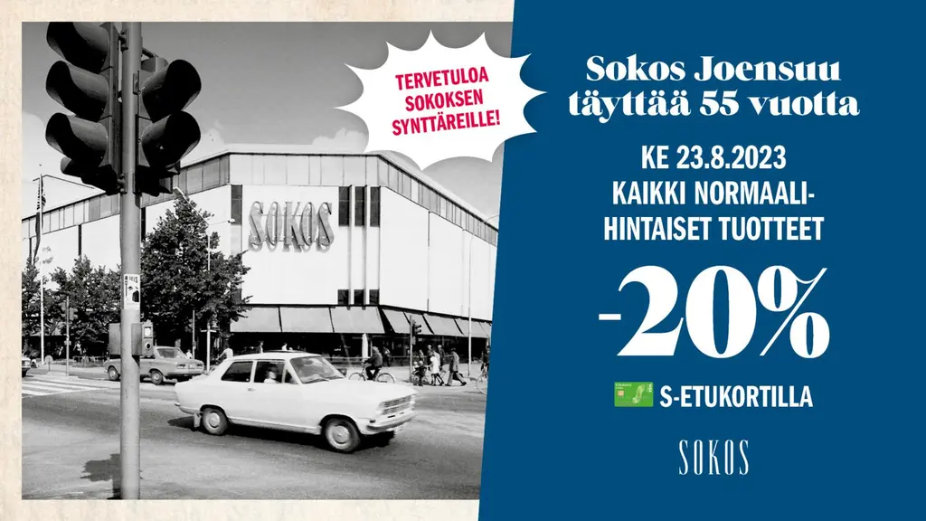 Sokos Joensuu 55 vuotta