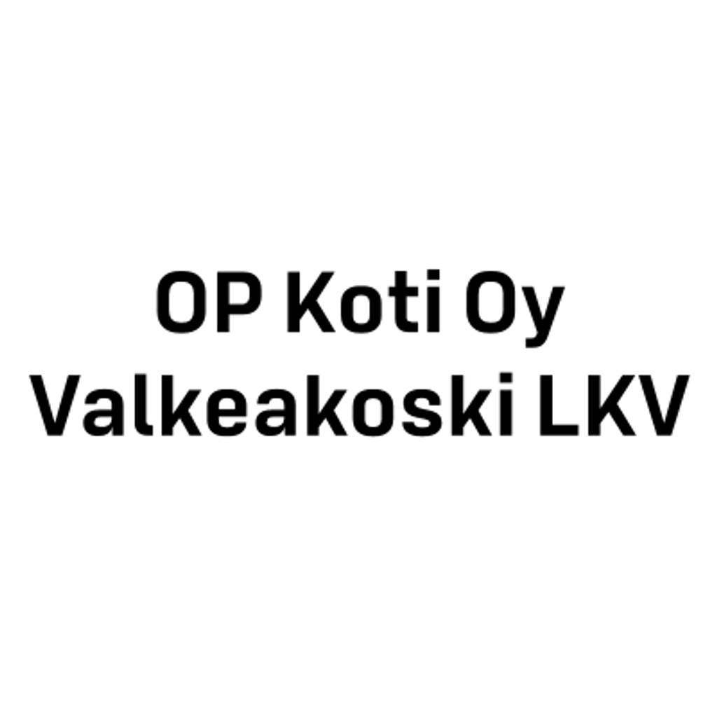 Koko sivu: OP Koti Oy Valkeakoski LKV -logo