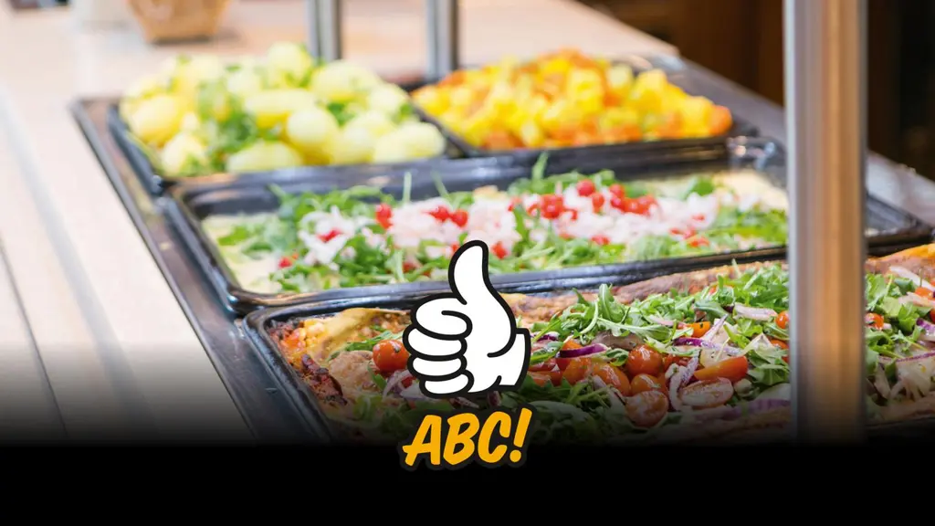 Valikoimaa noutopöytälinjastolla.