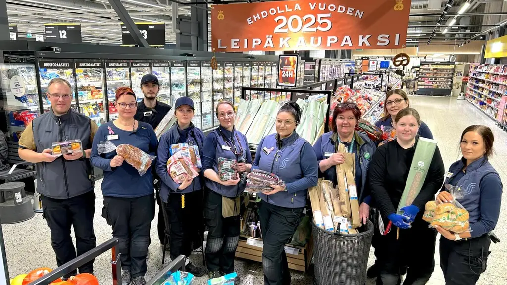 S-market Vuoden Leipäkauppa -finaaliin