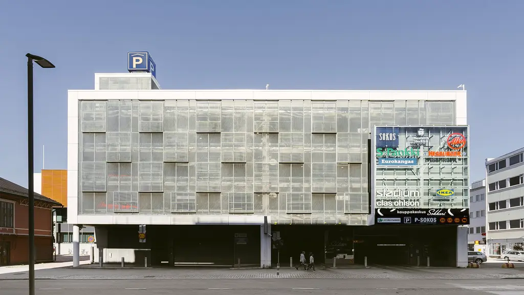 Sokkarin parkkihalli Vapaudenkadulla, Jyväskylässä