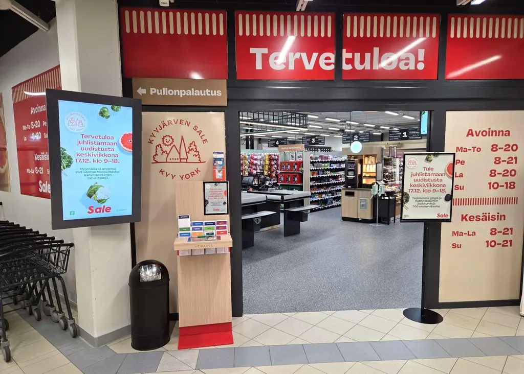 Sale Kyyjärven myymäläuudistus on valmistunut 