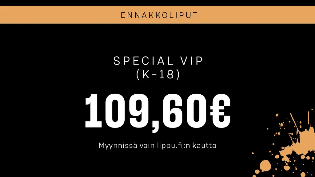 Special VIP (K-18) 109,60 €