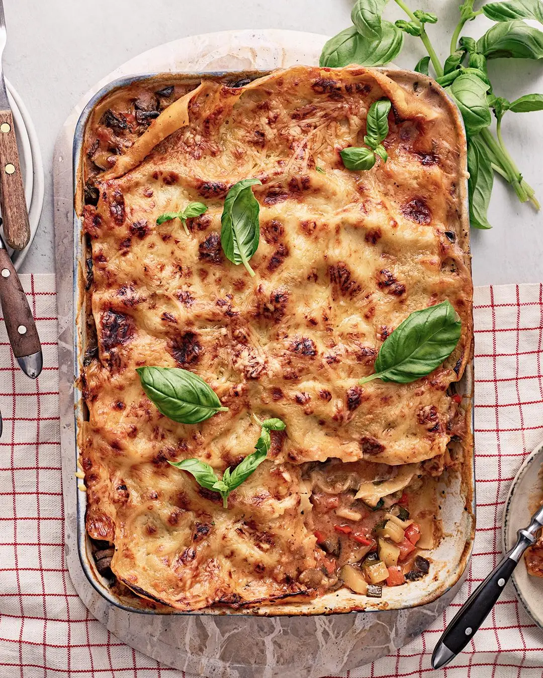 Maukas kasvislasagne