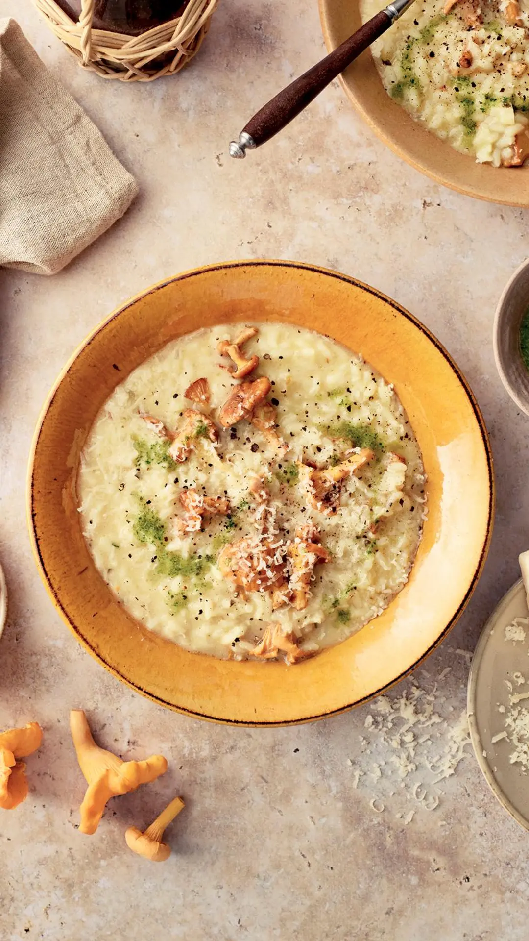 Kantarellirisotto