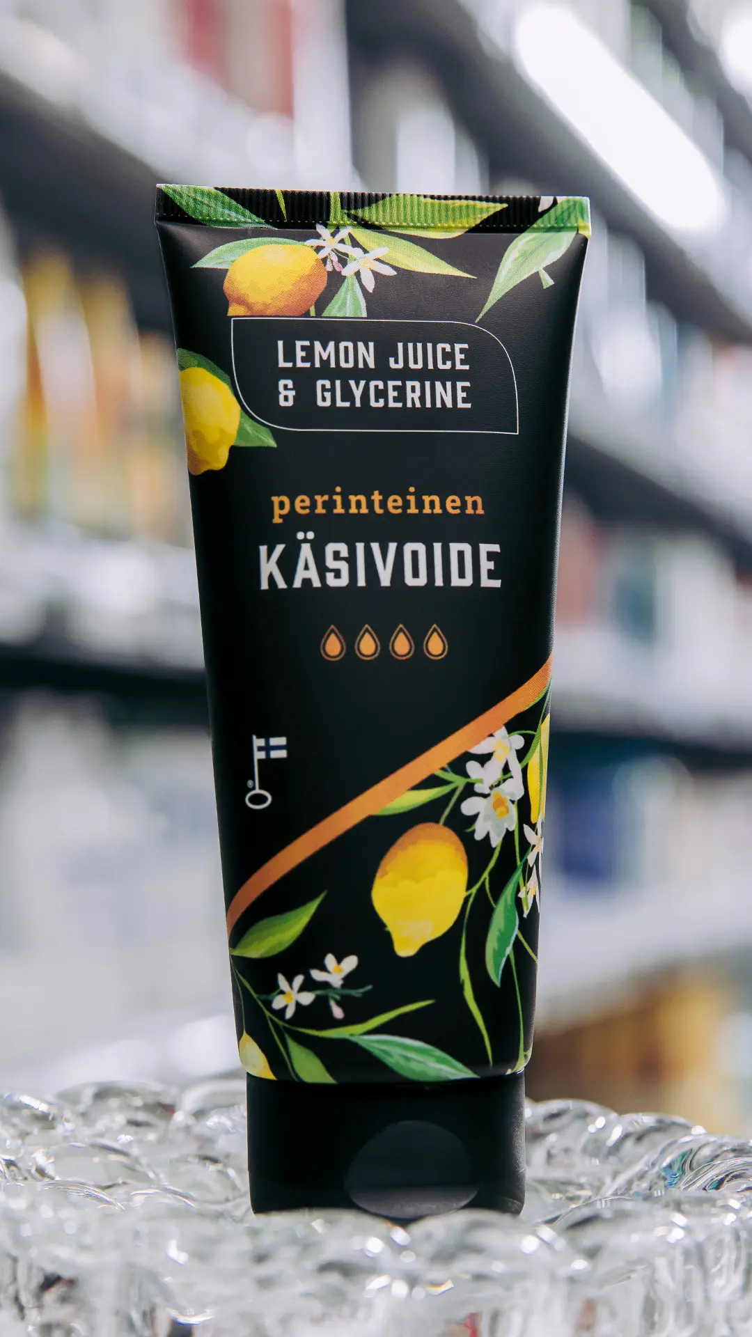 Lemon juice & glycerine -käsivoidetuubi