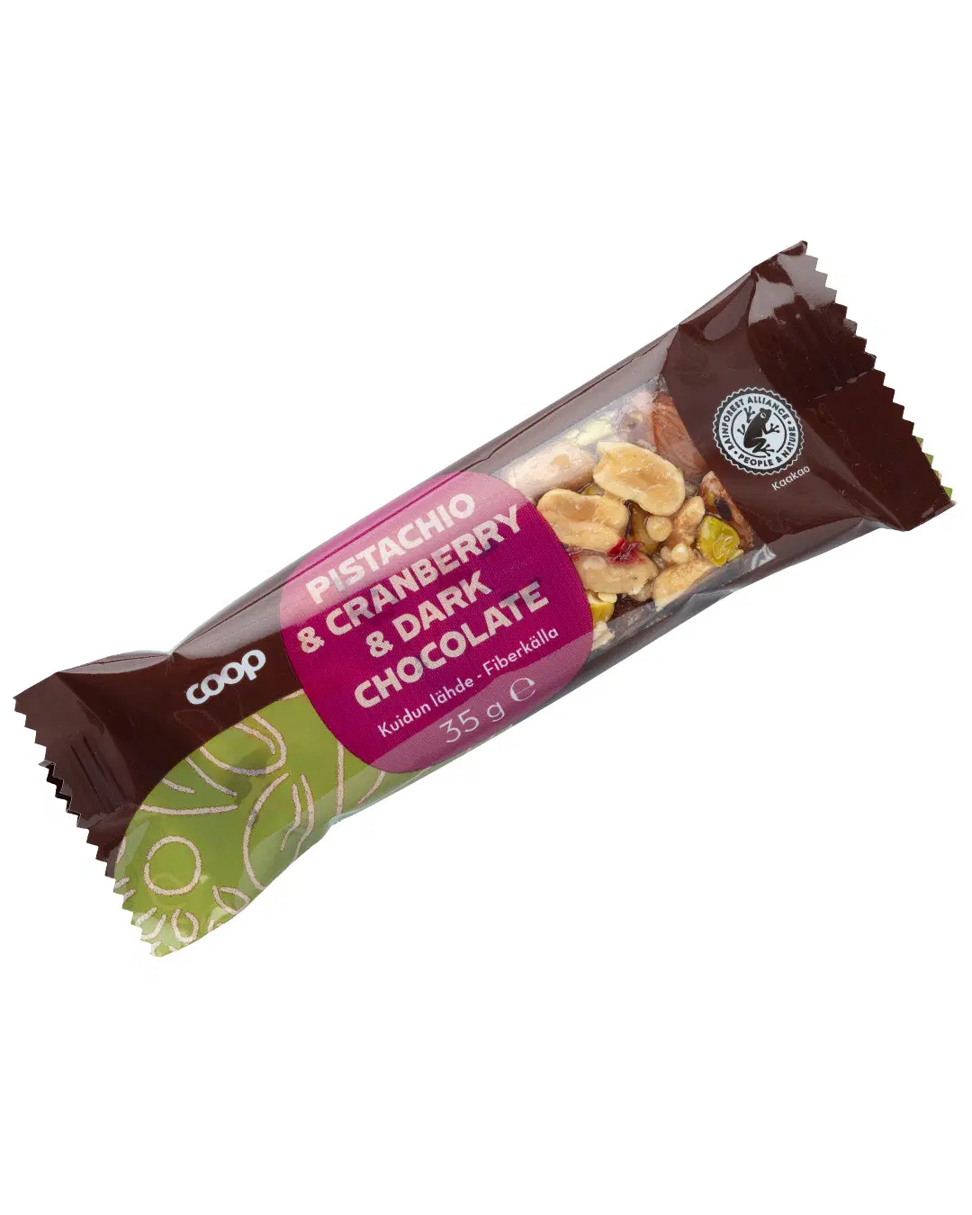Coop pähkinä-hedelmäpatukka