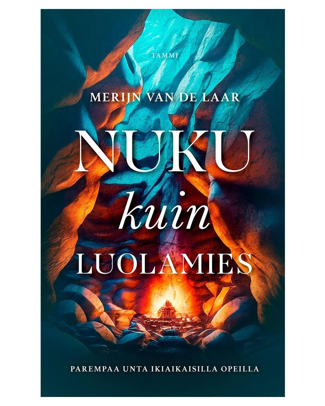 Nuku kuin luolamies -kirjan kansi