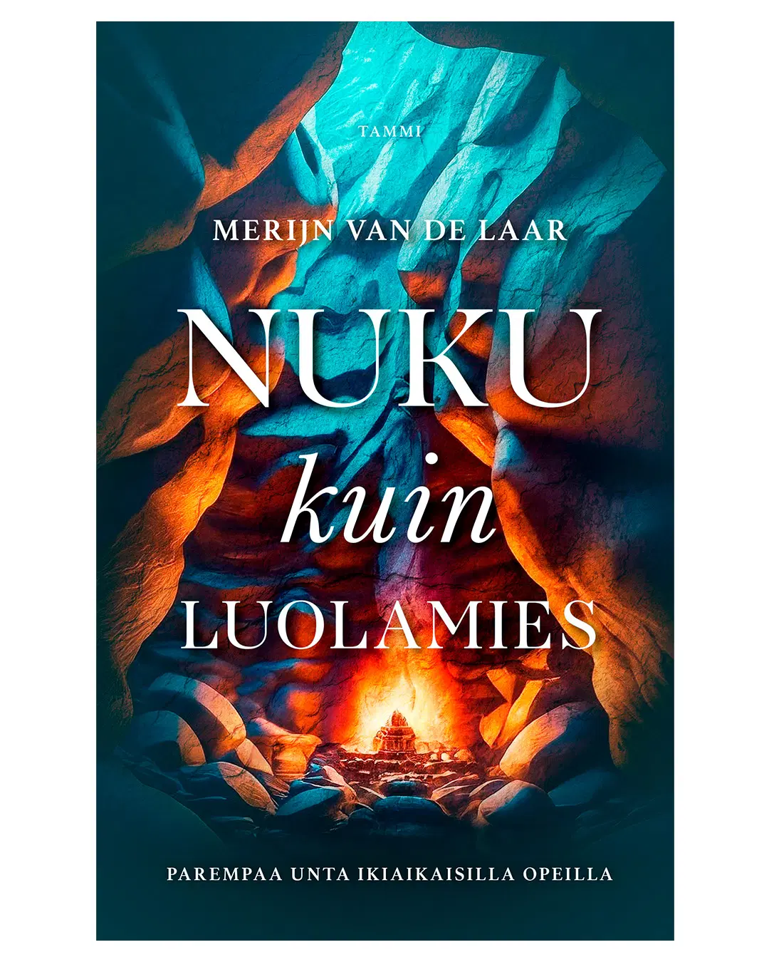 Nuku kuin luolamies -kirjan kansi