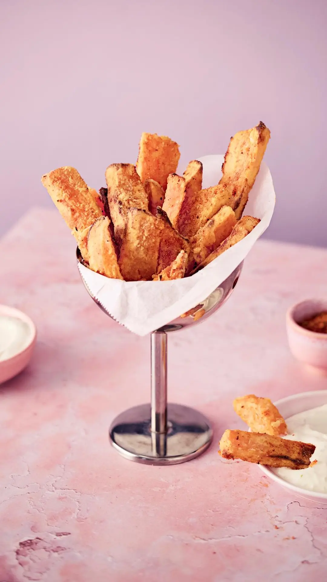 Bataattiranskalaiset airfryerissa