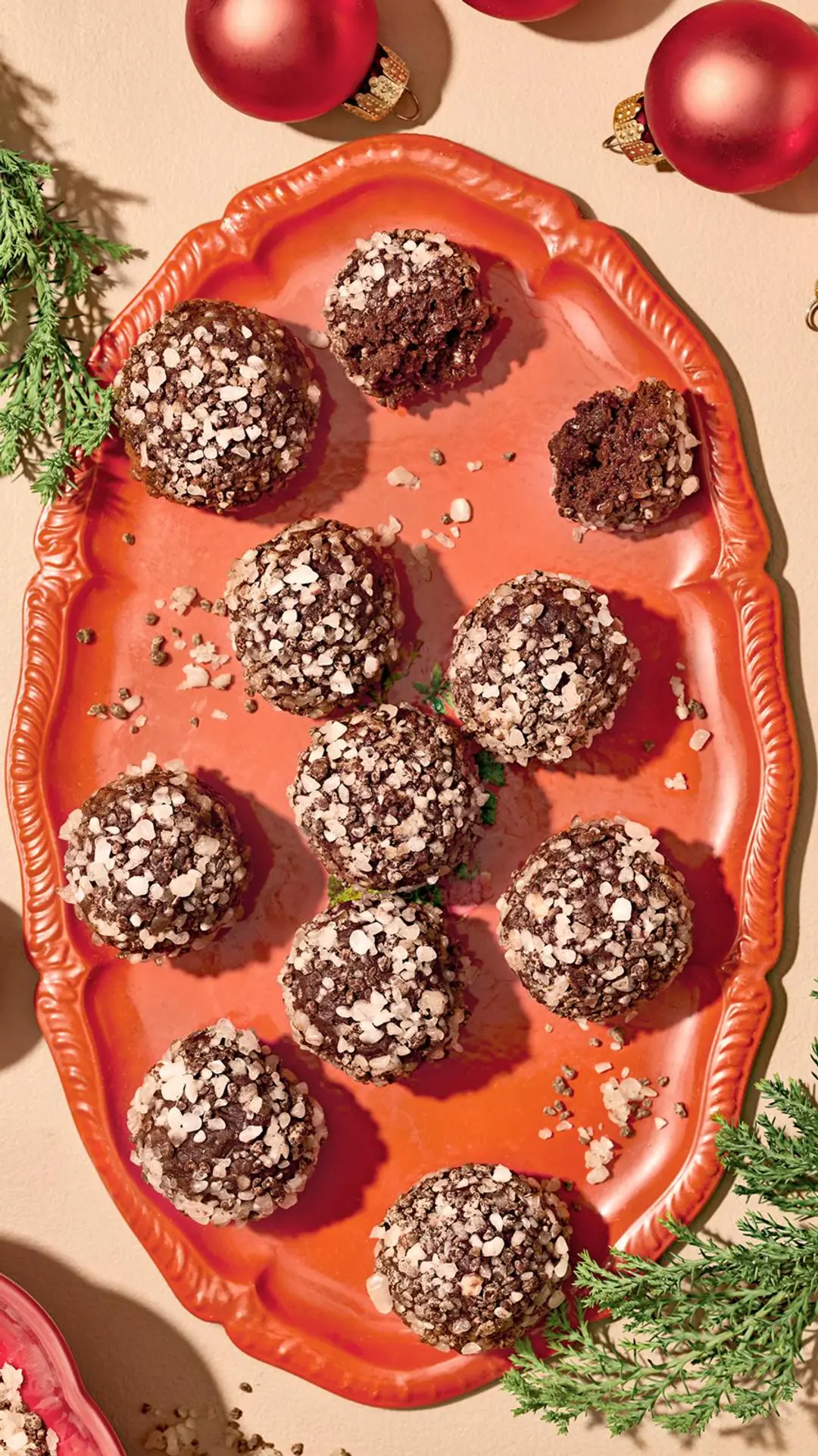 Minttusuklaatryffelit