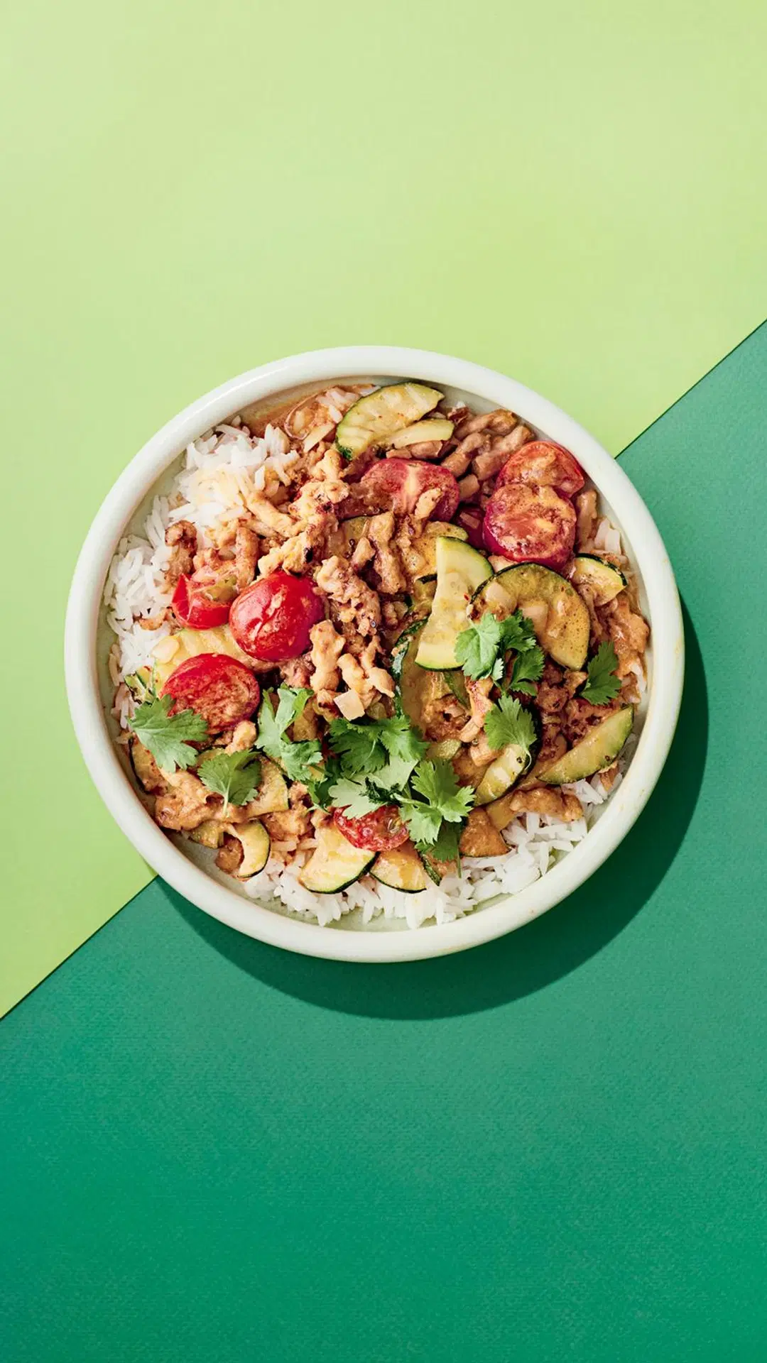 Vegaaninen panang curry