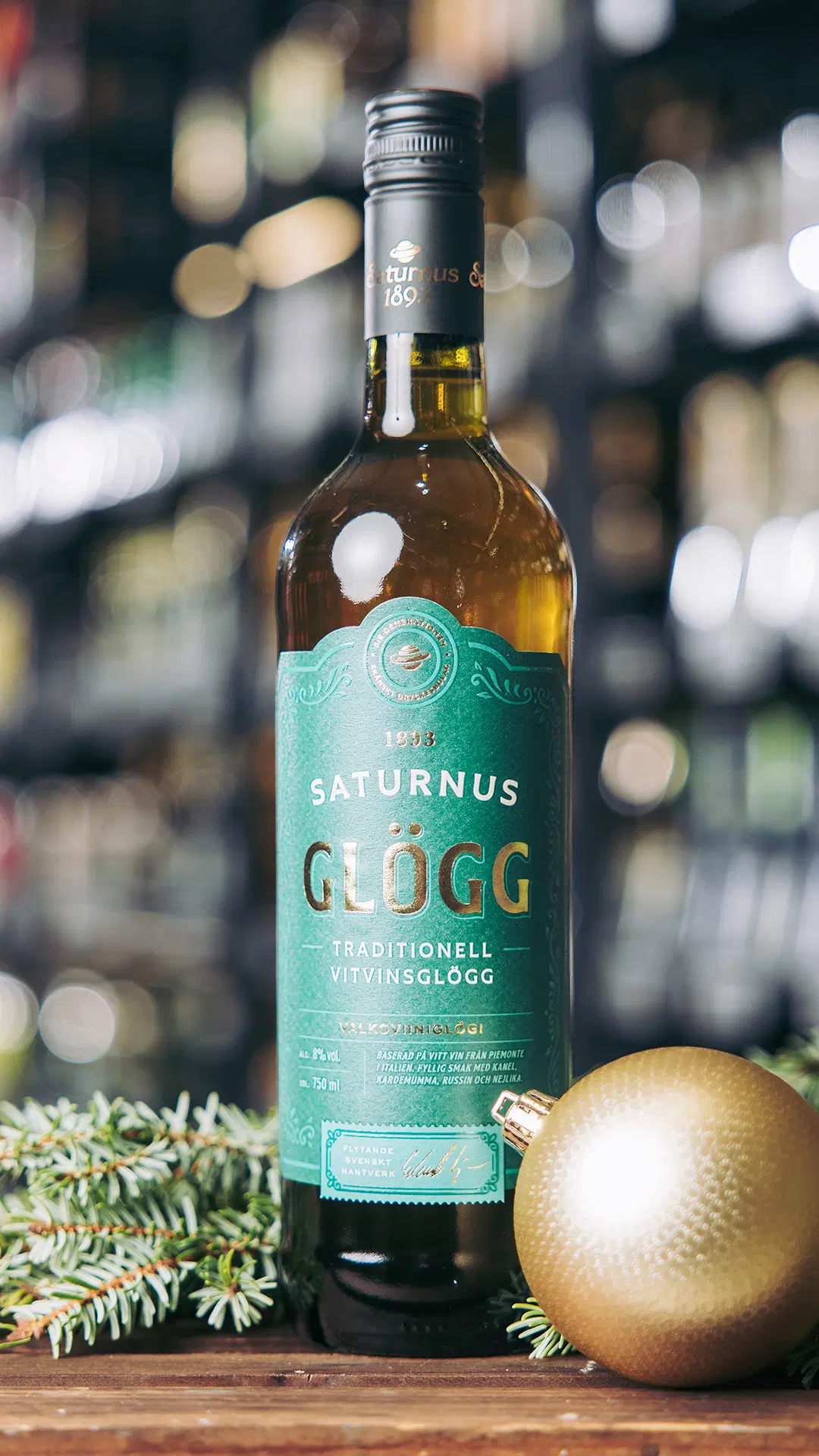 Saturnus Valkoviiniglögi 8 % 75 cl