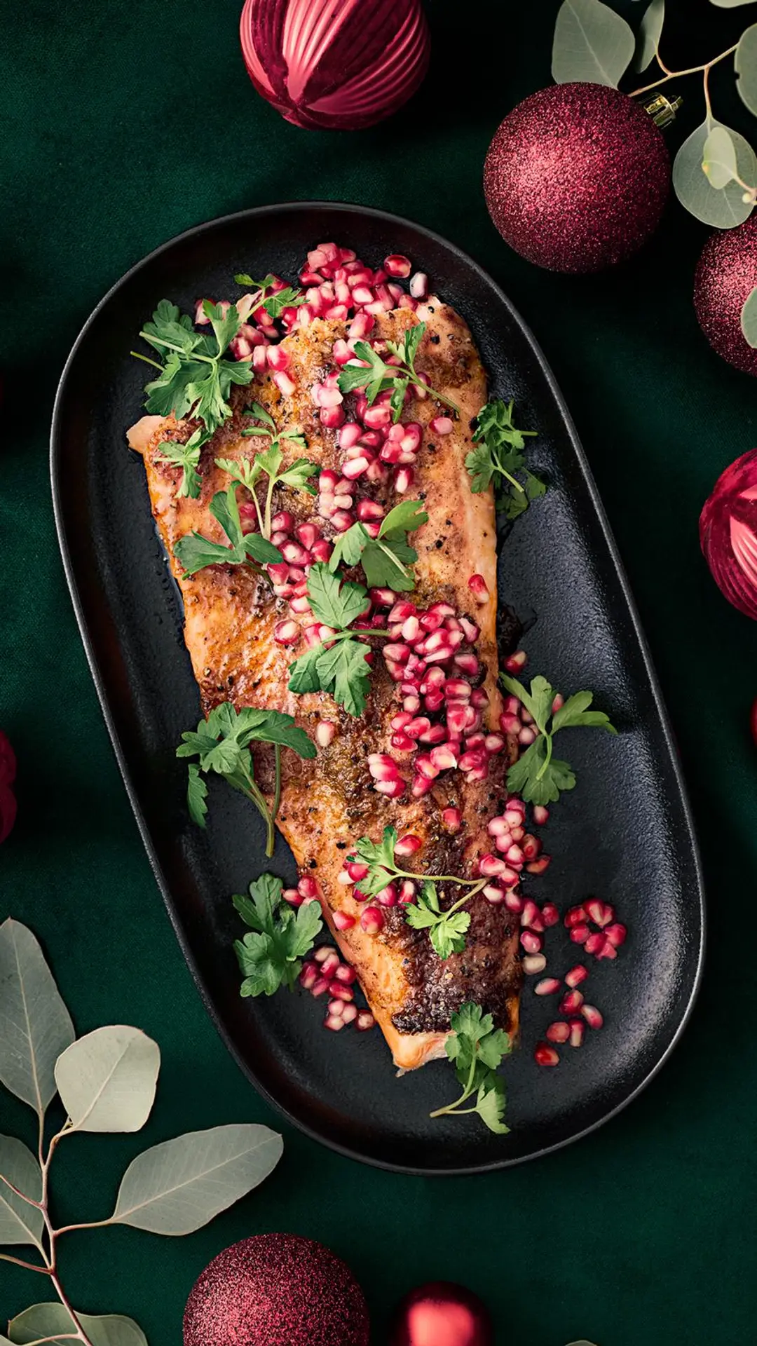 Jouluinen sokerilohi uunissa