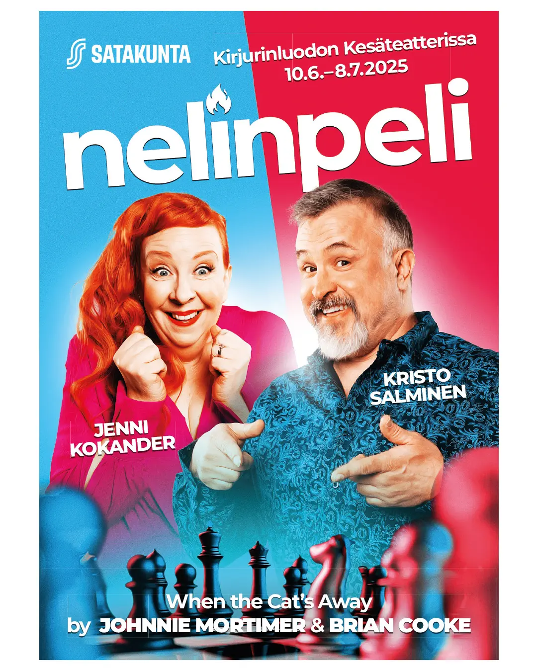 Kirjurinluodon kesäteatterin mainoskuva.