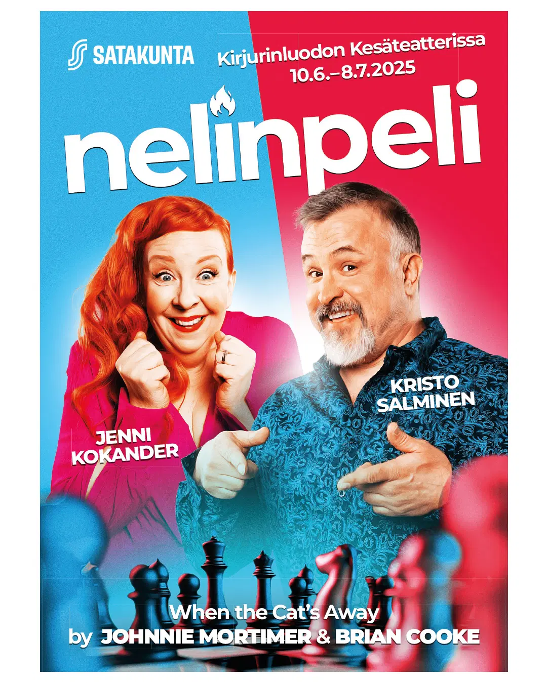 Kirjurinluodon kesäteatterin mainoskuva.