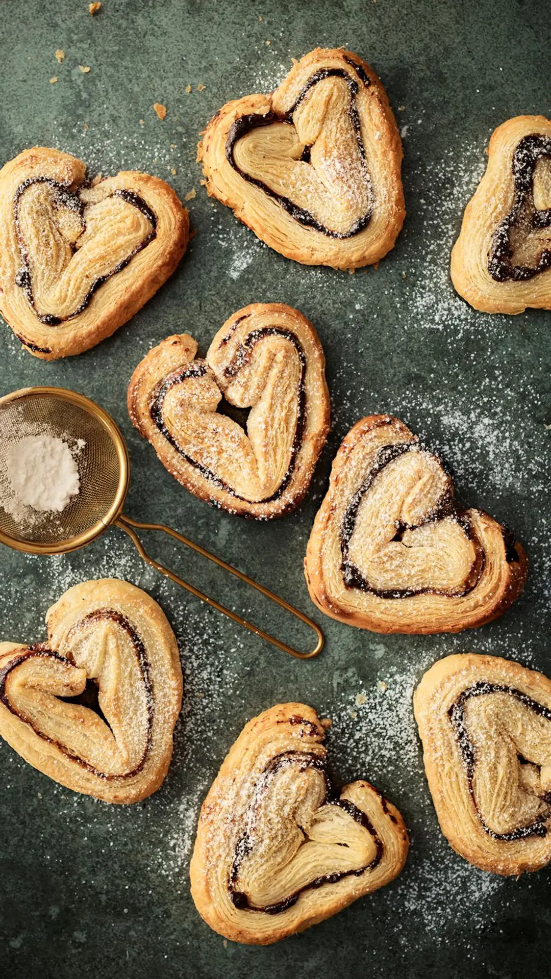 Söpöt joulutortut uudessa sydämen muodossa