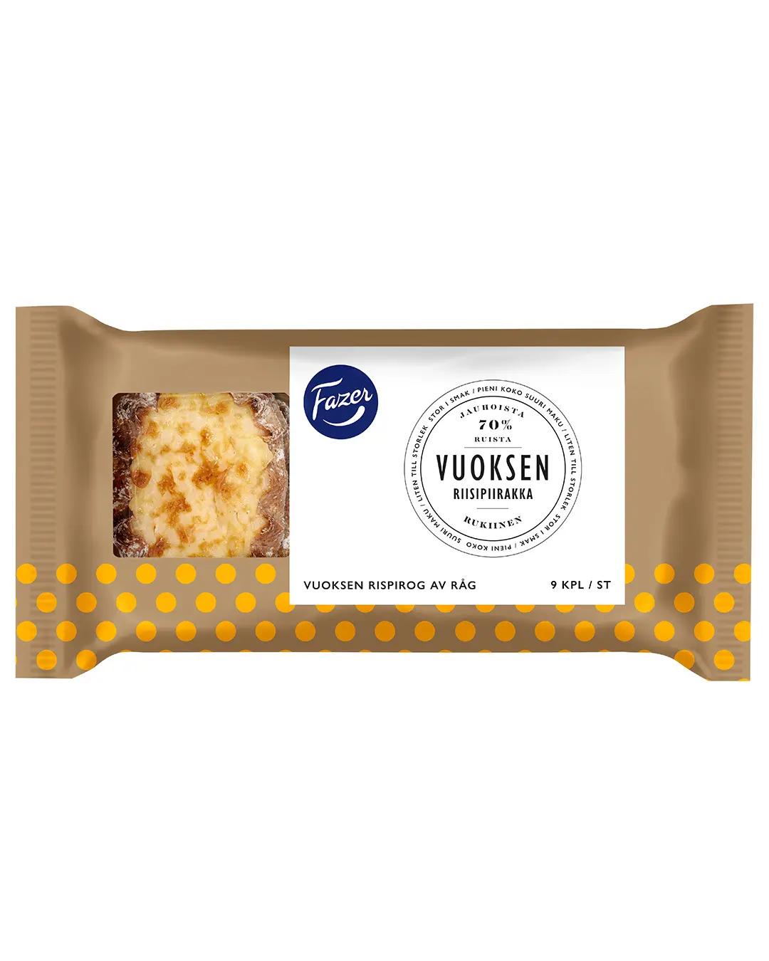 Fazer Vuoksen piirakat -pakkaus