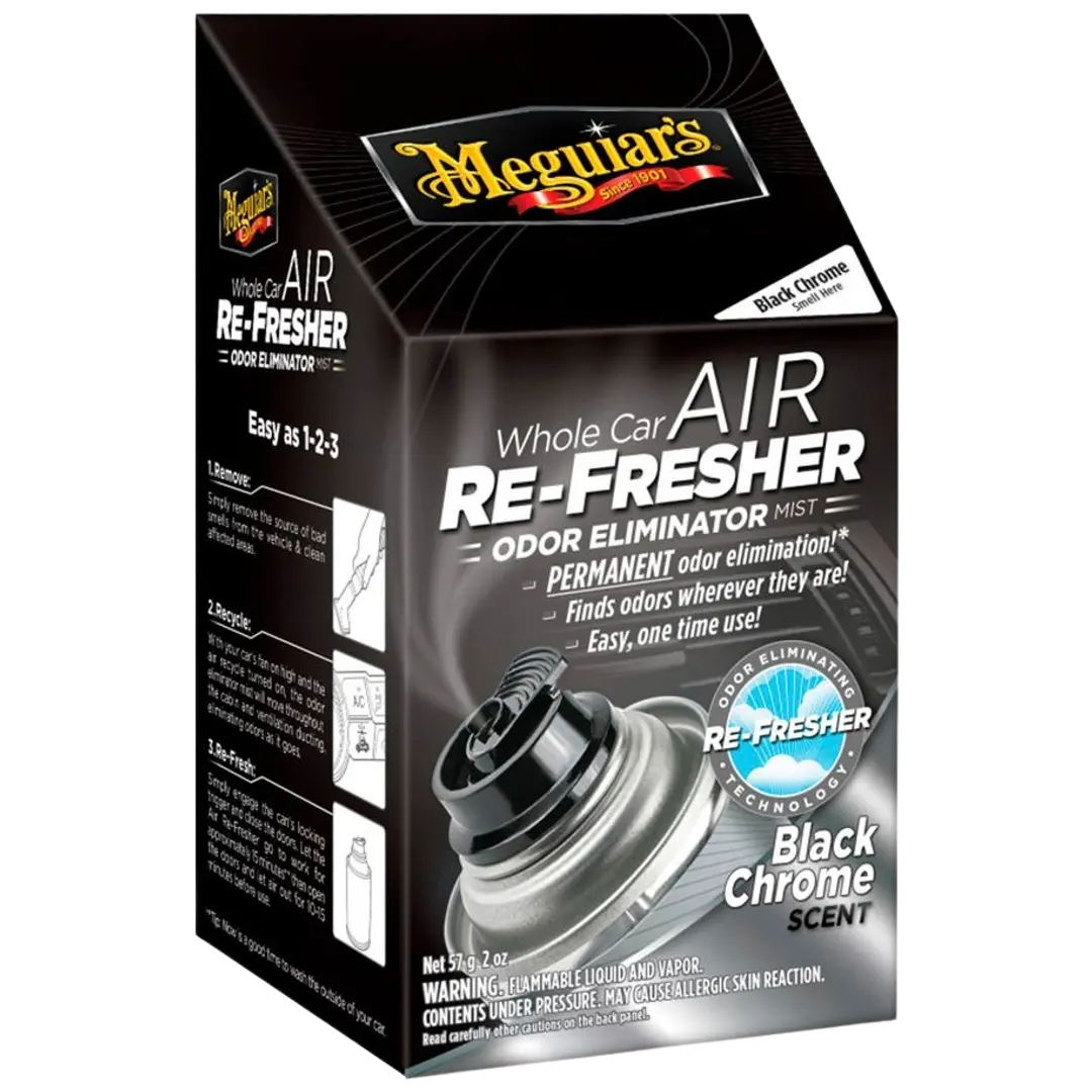 Meguiars whole car air re-fresher black chrome scent sisätilojen raikastin