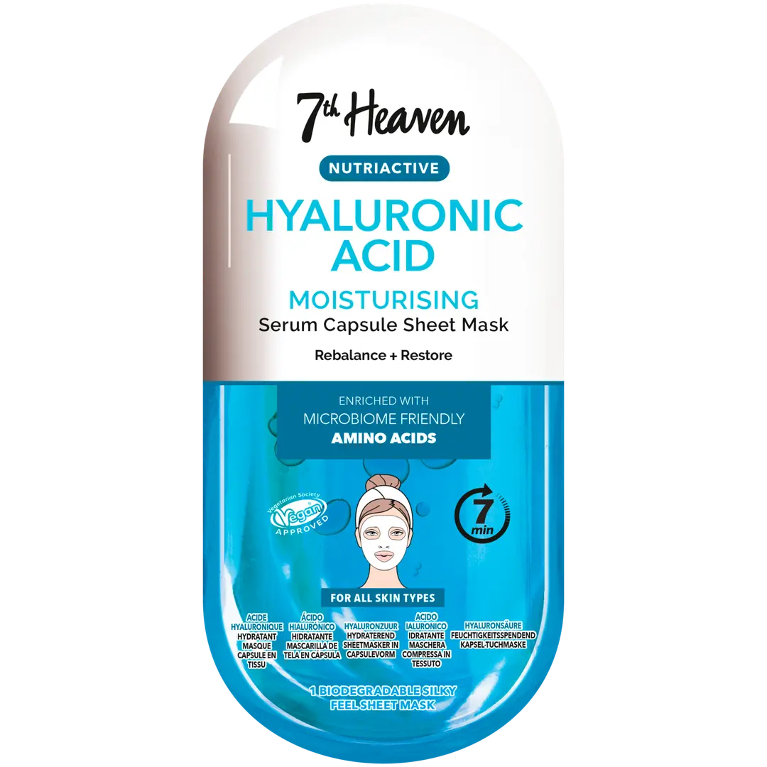7th Heaven Hyaluronic Acid kankainen kasvonaamio 1kpl
