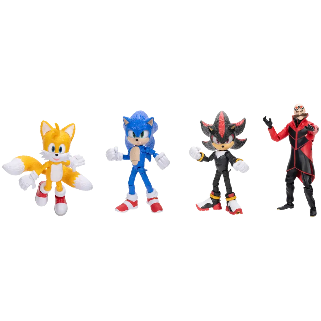 Sonic 3 Movie hahmo 5 Figures - Wave 1