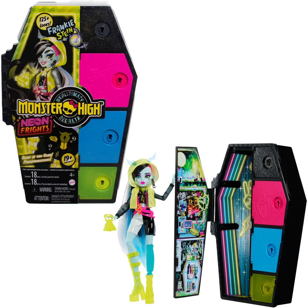 Monster High Skulltimate Secrets Frankie -muotinukke