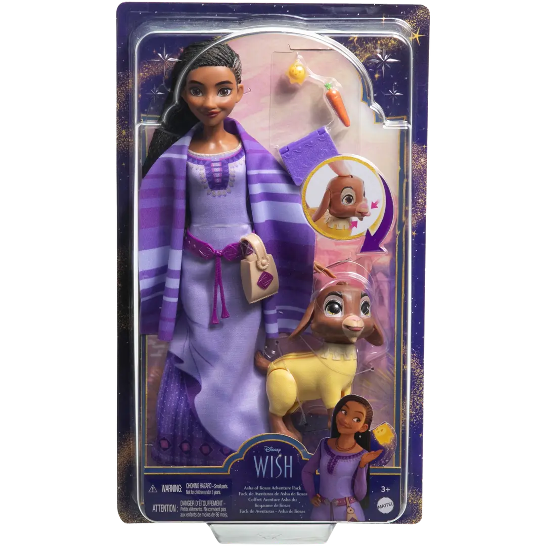 Disney Princess Wish Fd Hero Doll Travel Pack Hpx25