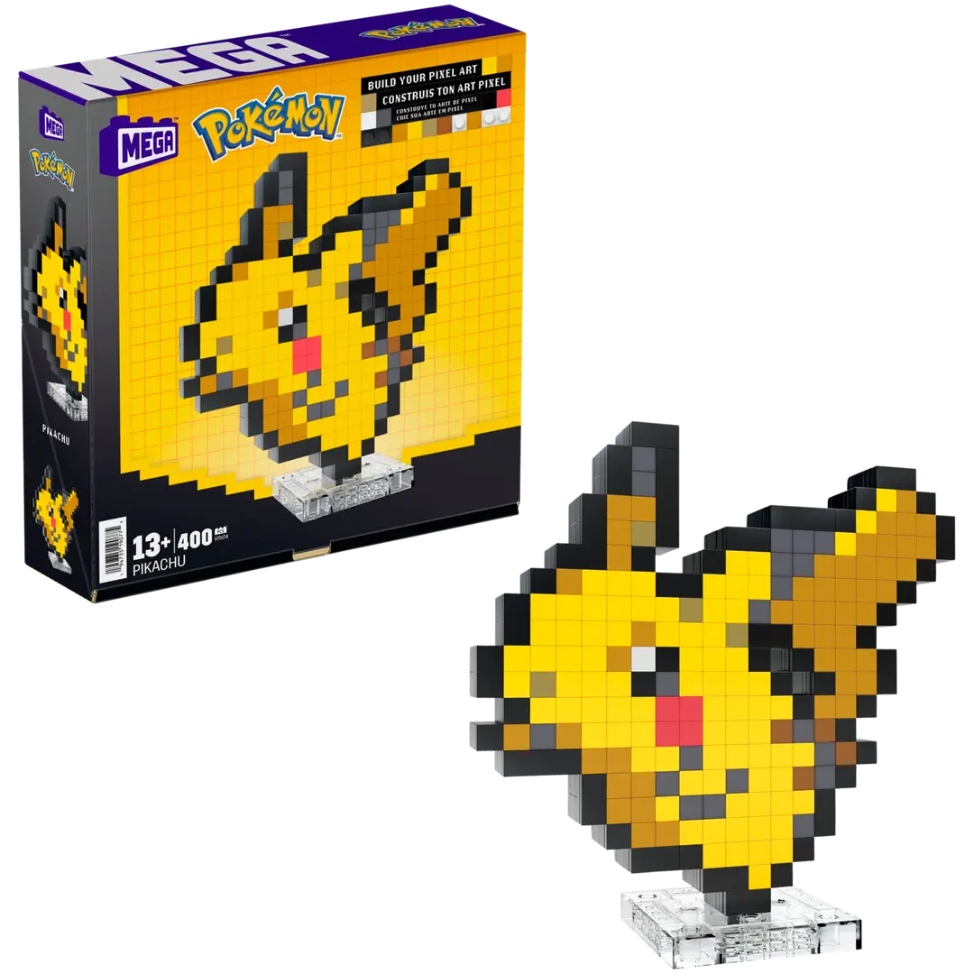 MEGA Pokémon Pixel Art Pikachu -rakennussetti