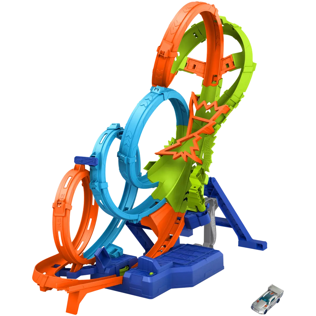 Hot Wheels Action 4-loop Crash Out -autorata