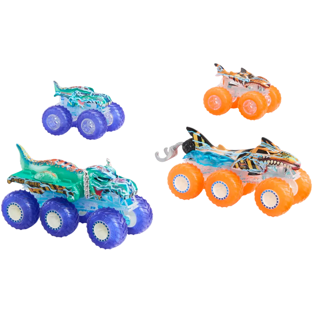 Hot Wheels Monster Trucks Power Smashers -monipakkaus