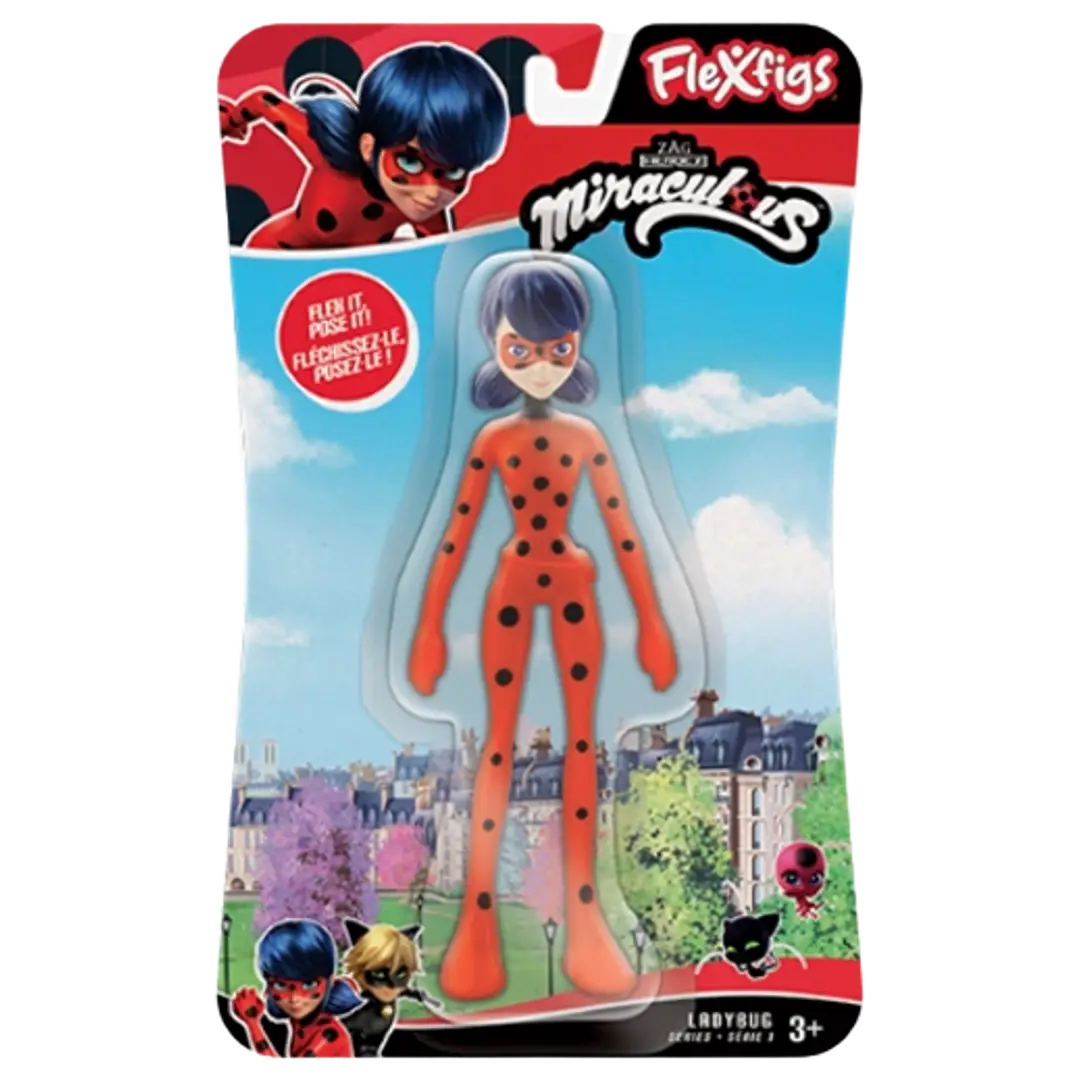 FlexFigs Lelu 1 Pkt Miraculous Lady Bug