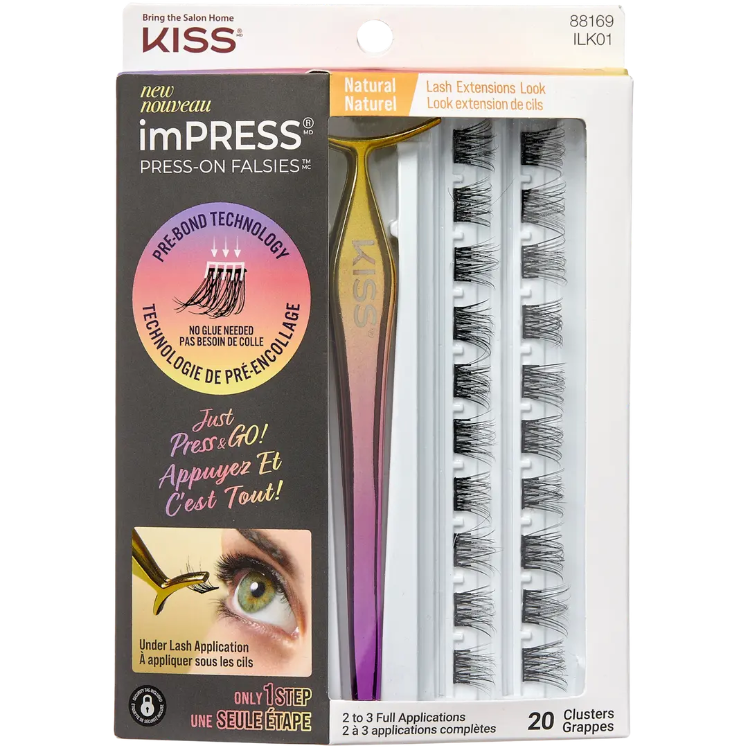 Kiss imPRESS Press-on ripsitupsut - Natural 20kpl