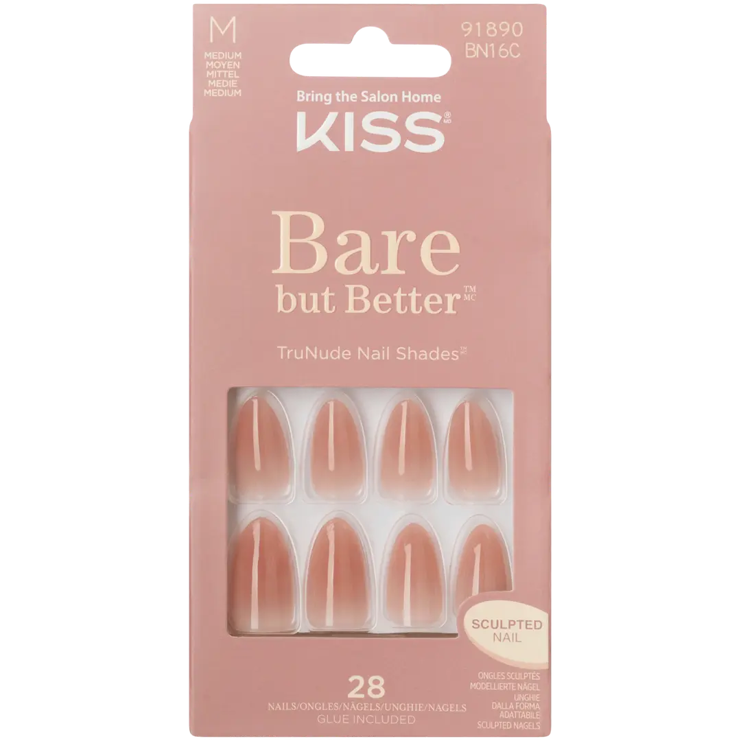 Kiss Bare but Better kynnet Fairest Nude 28kpl