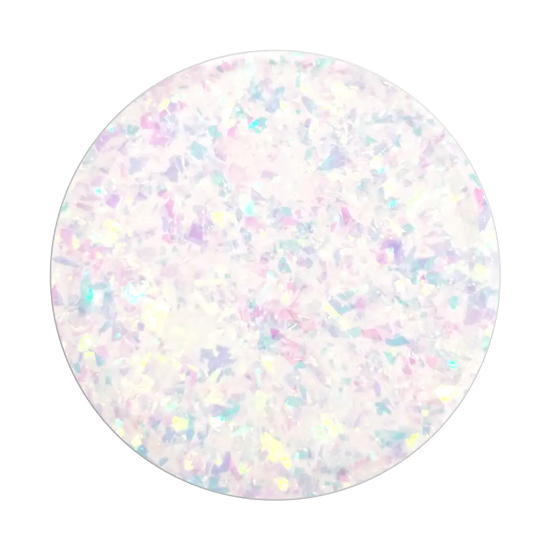 Popsockets puhelinpidike popgrip iridescent confetti white